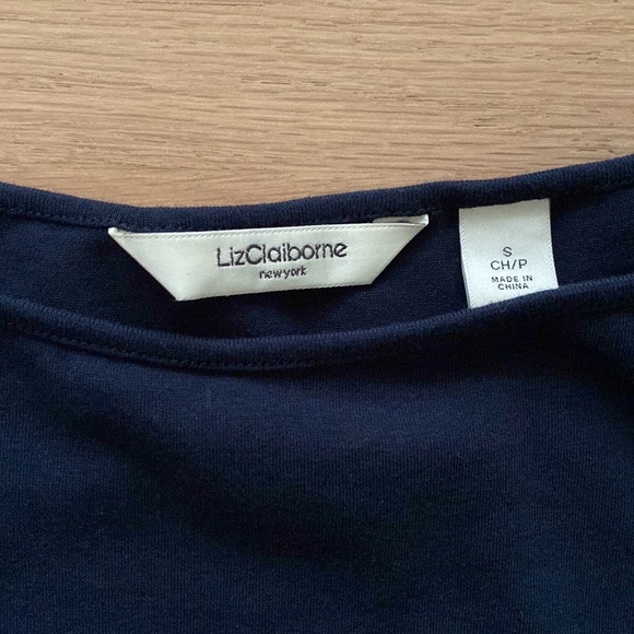 Liz Claiborne Nautical Dress with puff bottom - Picture 3 of 4